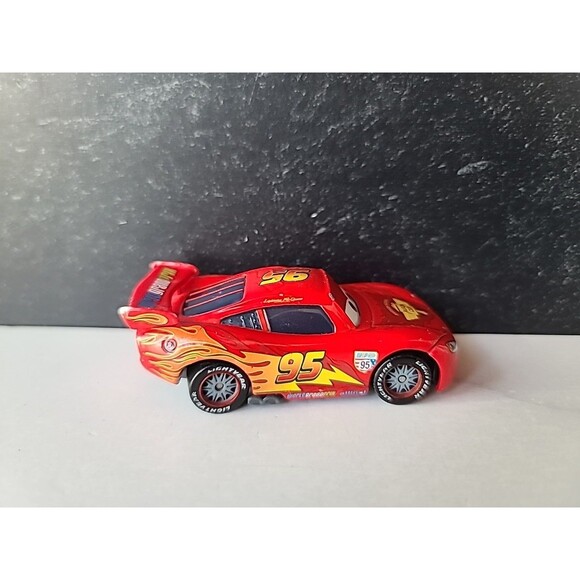 Disney Lighting Mcqueen Race Car Toy Used - Picture 3 of 10